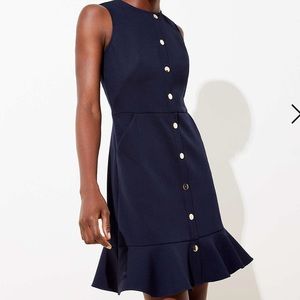 Beautiful navy Loft dress